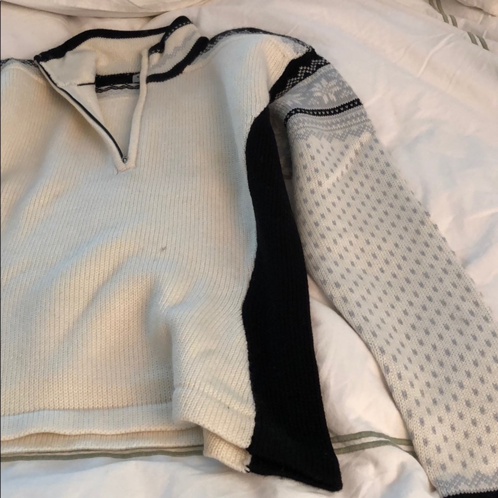Designer ski sweater